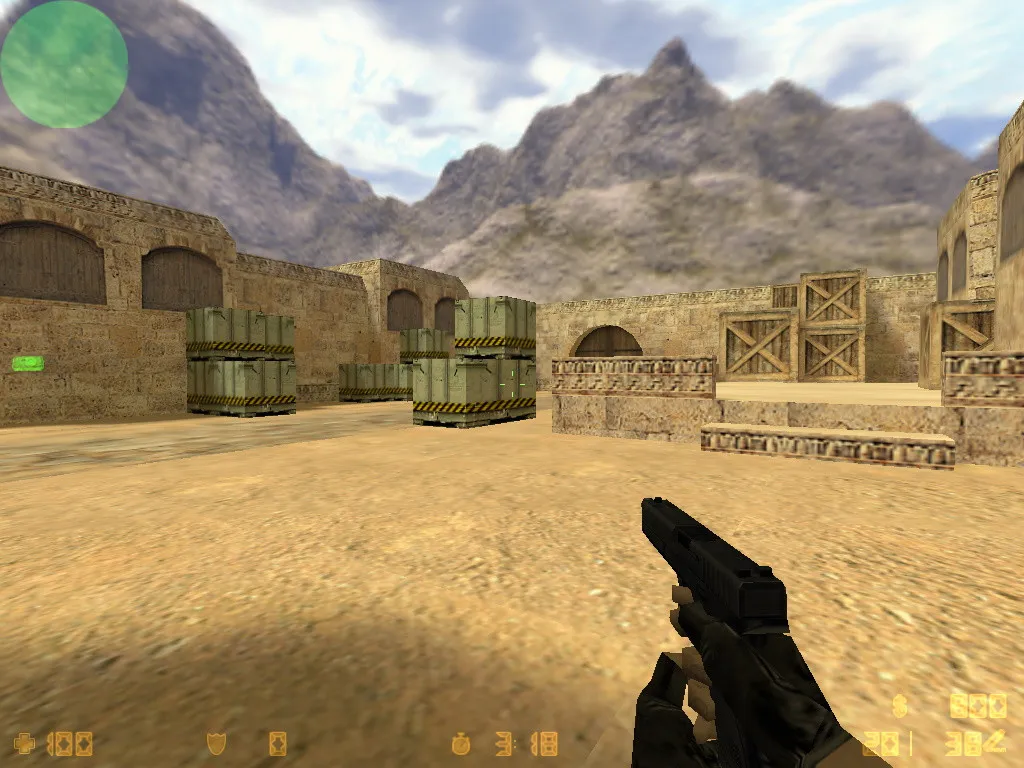 Скриншот  Карта de_dust_assault для CS 1.6: точки, тактика за T/CT, .nav для ботов и оптимизация wpoly/epoly