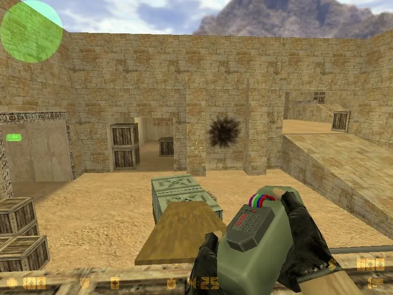 Скриншот de_arena_ipt2 для CS 1.6: разбор карты, точки, .nav и оптимизация wpoly/epoly