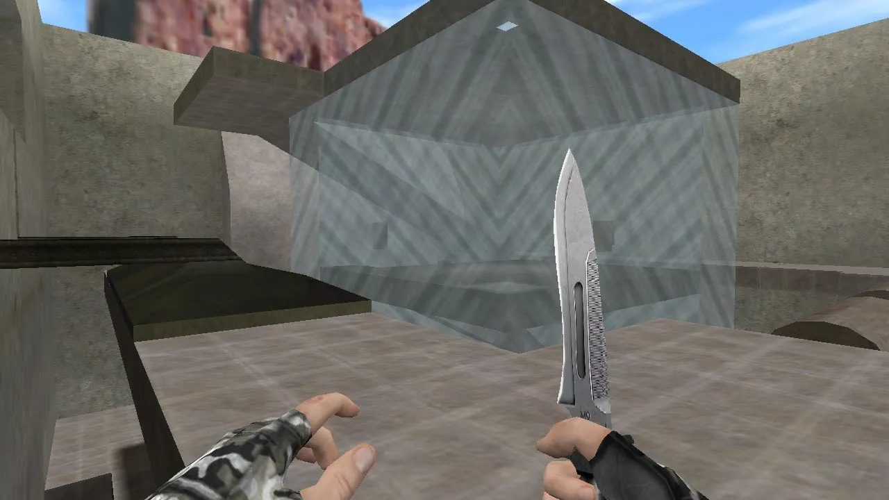 Скриншот  Карта deathrun_minimap для CS 1.6: тактика за CT/T, точки, боты и оптимизация wpoly/epoly