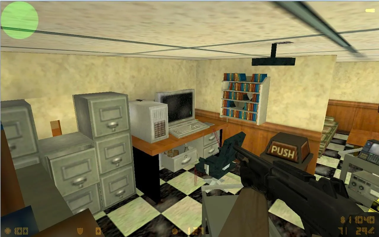 Скриншот  Карта de_rats_office для CS 1.6 - Тактические возможности и особенности