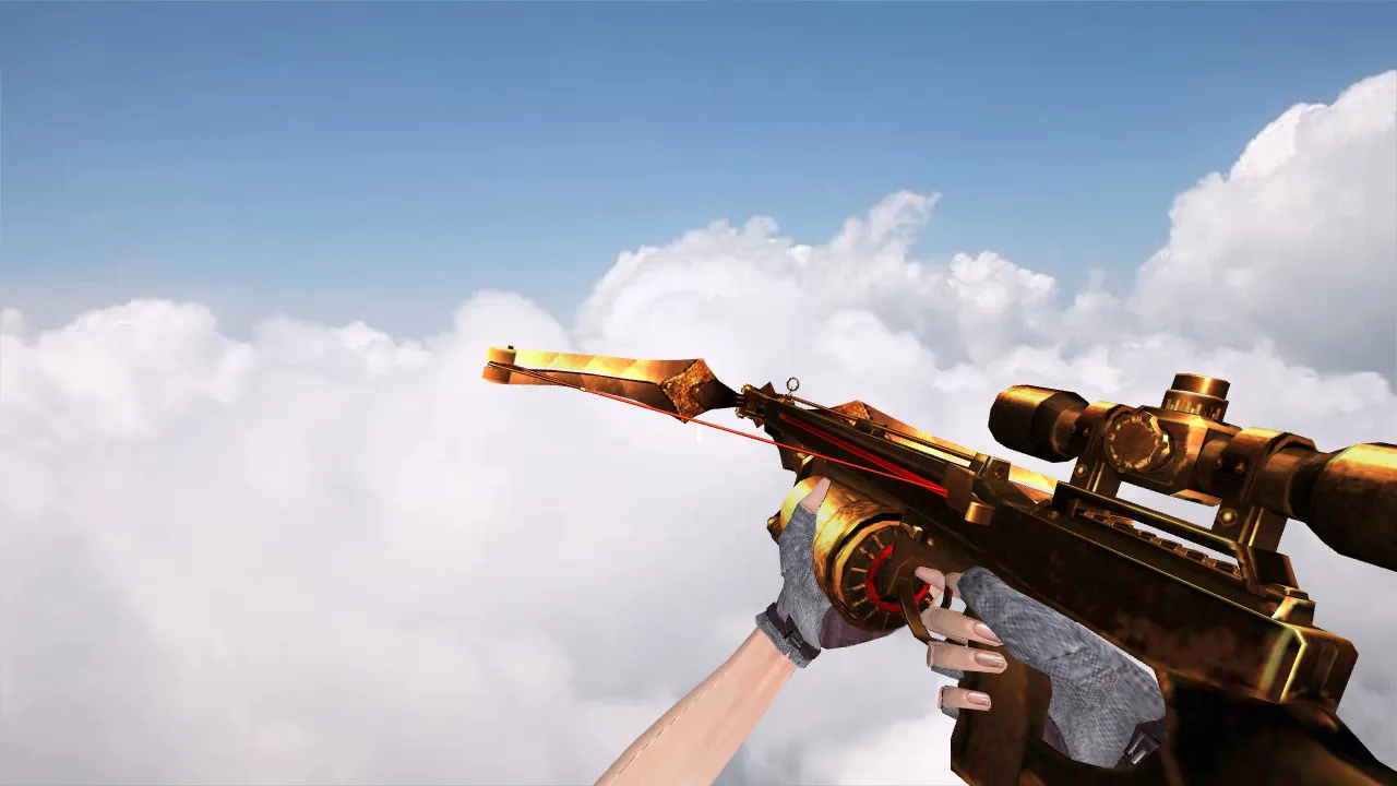 Скриншот Модель «Bronze Crossbar» для CS 1.6 - Оружие с уникальным дизайном