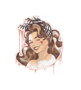 Скриншот Граффити «Иветта» для CS 1.6 - Эстетика и Искусство в Игротеках