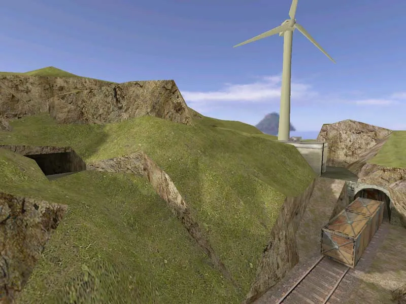 Скриншот  de_gower для CS 1.6: тактика за CT/T, навигация .nav, оптимизация wpoly/epoly и настройка карты