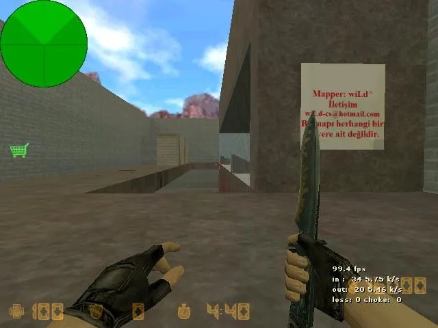 Скриншот  deathrun_wildrace для CS 1.6: карта с ловушками, точками для терроров и CT маршрутом