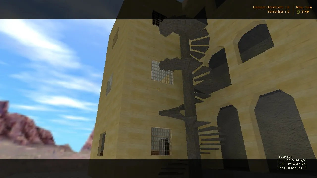 Скриншот  de_bvs карта для CS 1.6: тактика за Т и КТ, точки, .nav для ботов и оптимизация