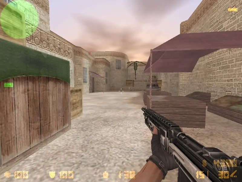 Скриншот  de_bright для CS 1.6: тактика сторон, точки, оптимизация wpoly/epoly и .nav для ботов