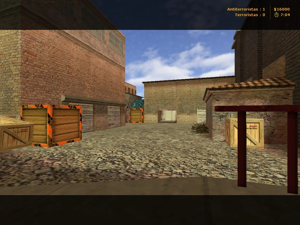 Скриншот Карта de_cached для CS 1.6: баланс сторон, точки, .nav и оптимизация wpoly/epoly