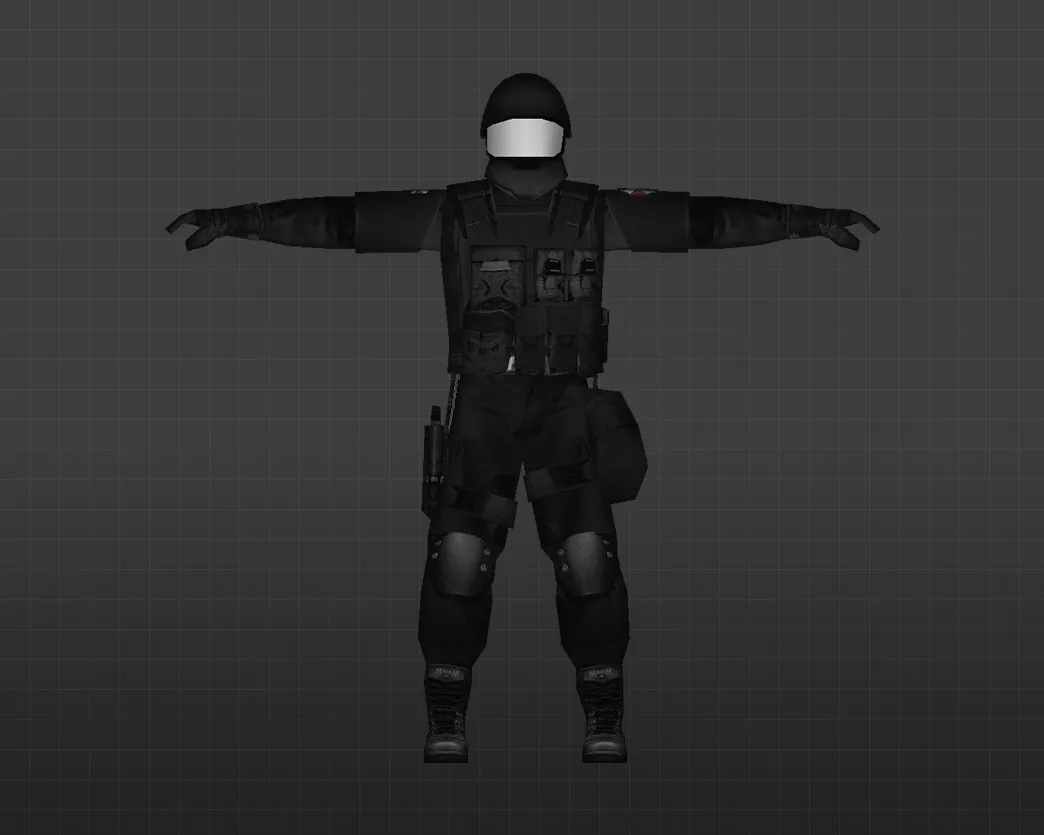 Скриншот Модель «Солдат Umbrella» для CS 1.6 - Качественная текстура и уникальный стиль