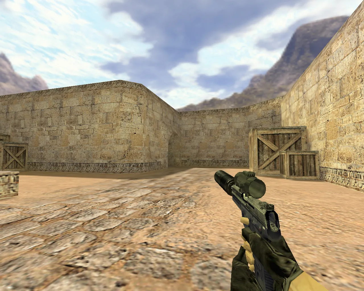 Скриншот Модель USP с прицелом для CS 1.6 - Качество и точность