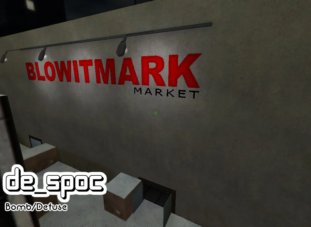 Скриншот  Карта de_spoc для CS 1.6 - Тактический бой на уникальной локации