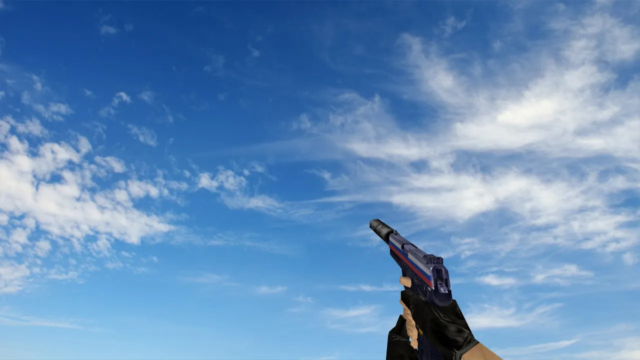 Скриншот  Пак моделей оружия «Патриот России» для CS 1.6: v_, p_, w_ модели, звуки, анимация осмотра и качество текстур