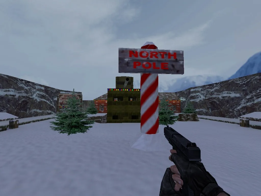 Скриншот Карта xmas_crazytank для CS 1.6 - тактический геймплей и баланс