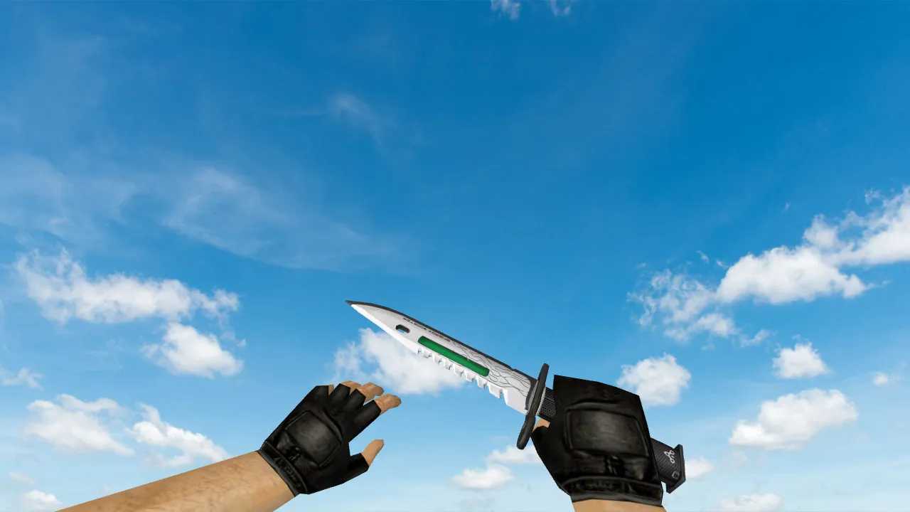 Скриншот Модель ножа M9 Bayonet Galant v_ w_ p_ для CS 1.6: звуки, анимация осмотра, текстуры и настройка