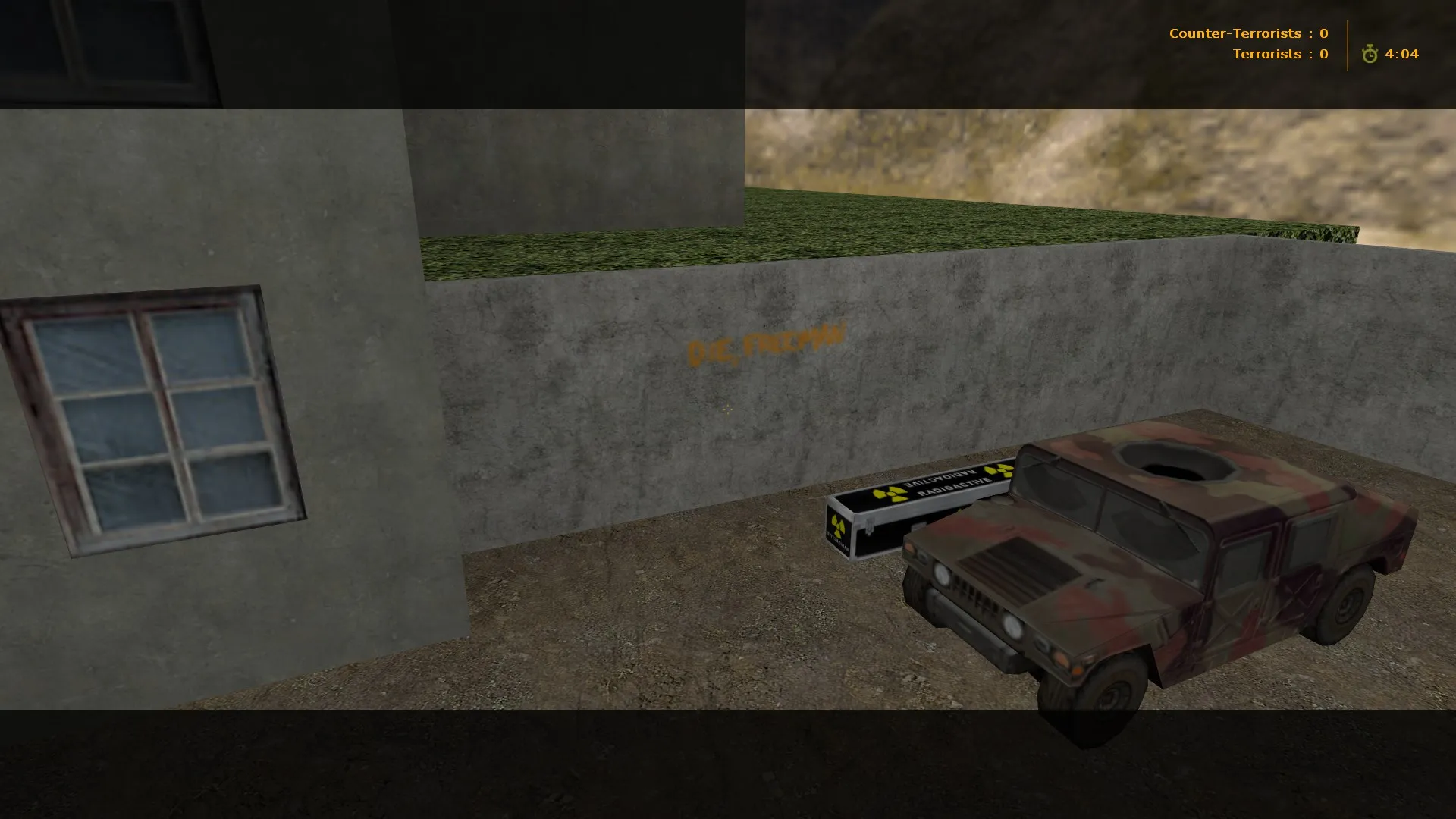 Скриншот  Карта 1zyh_peace_mission_00 для CS 1.6: баланс сторон, точки под раунд и настройки для стабильного FPS