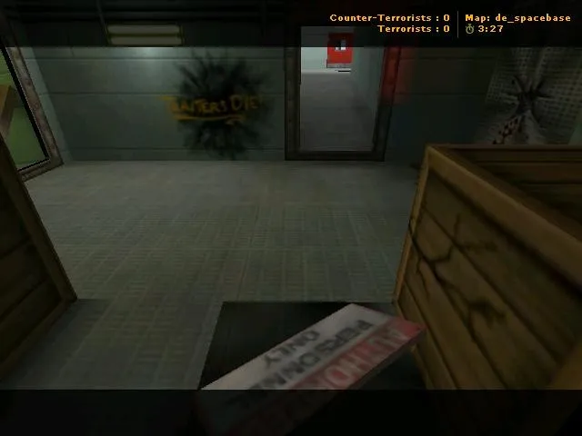 Скриншот Карта de_spacebase для CS 1.6: Тактика и особенности