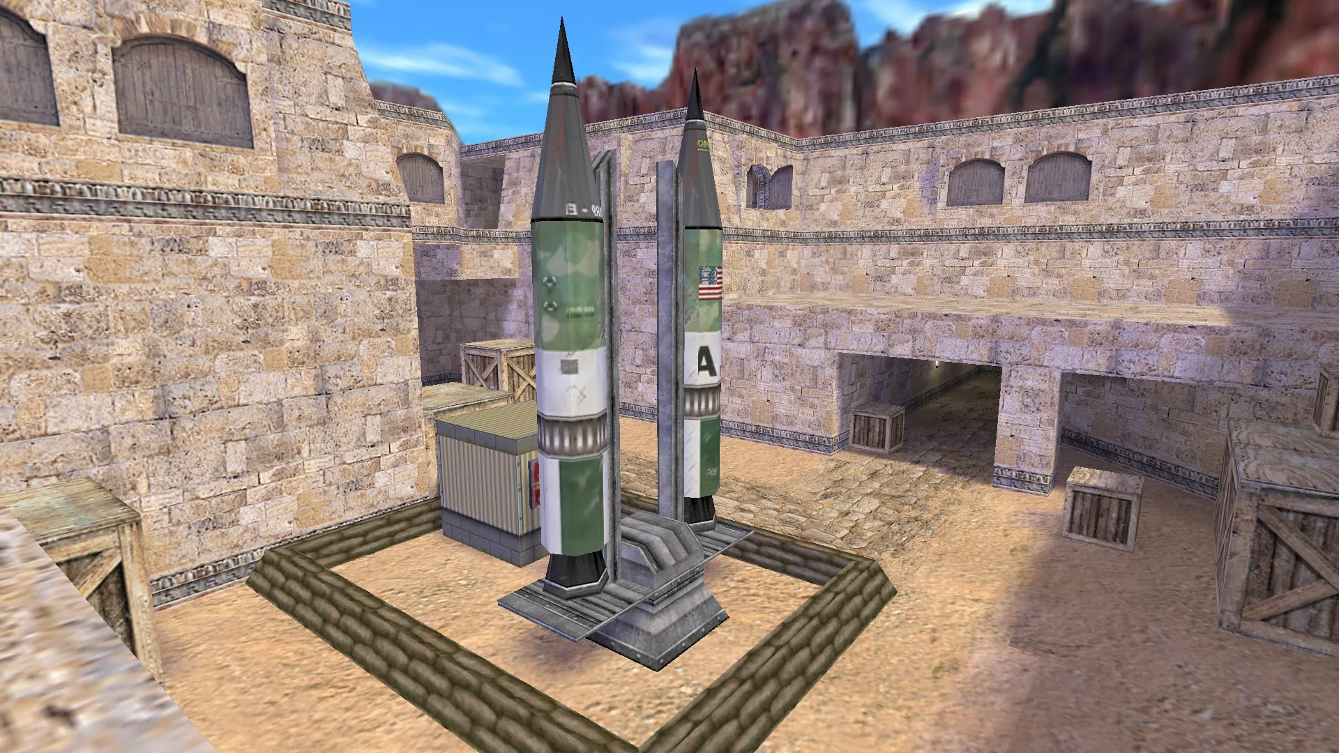 Скриншот  Карта de_scud для CS 1.6: Тактики, оптимизация и баланс