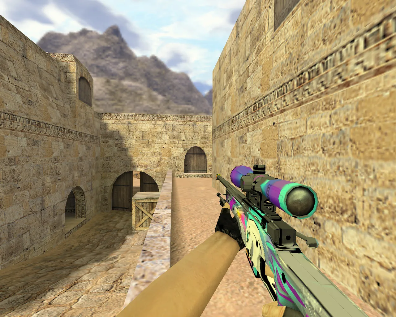 Скриншот Модель AWP Единорог для CS 1.6: уникальный скин для истинных ценителей