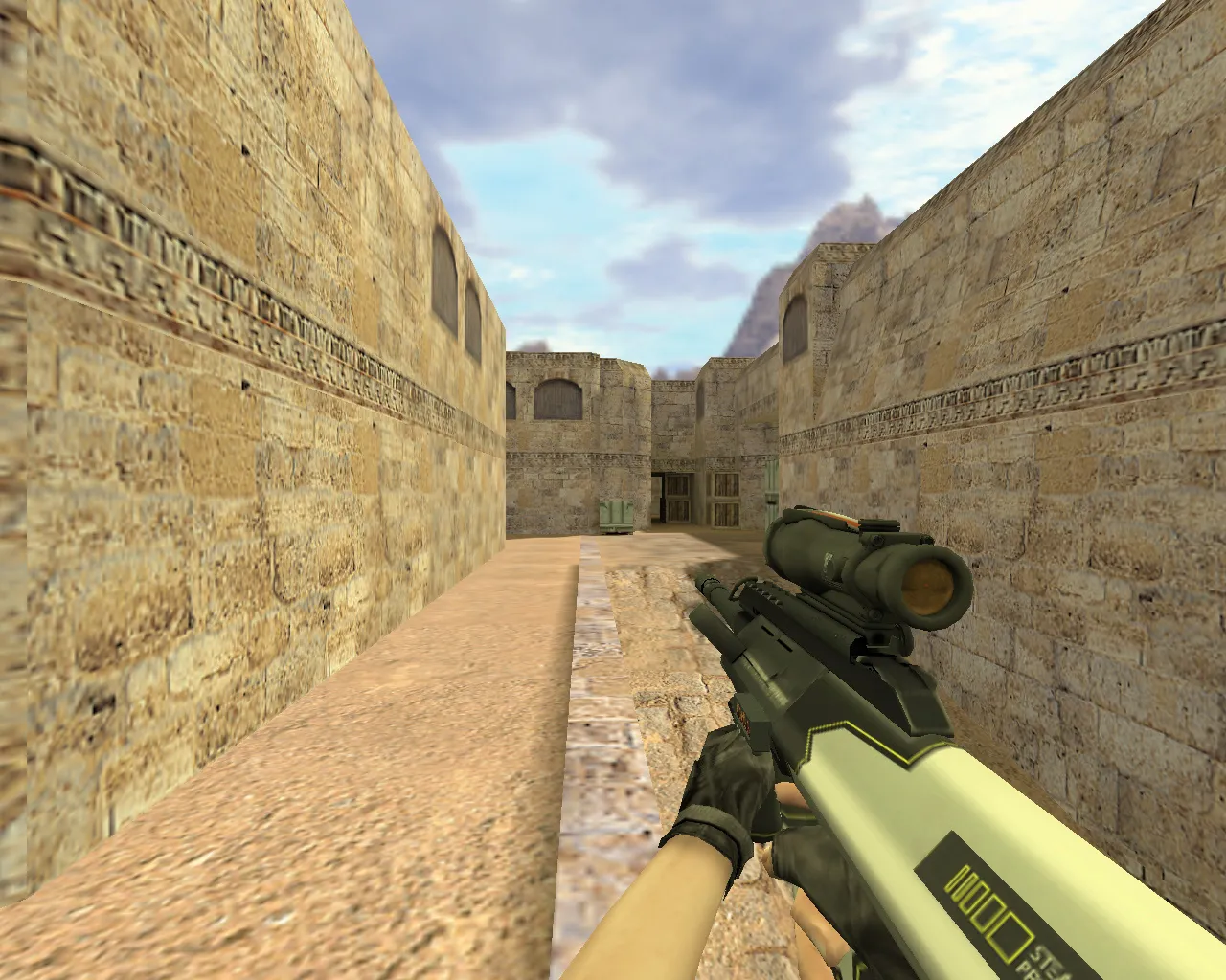 Скриншот Модель «AUG Закрученный» для CS 1.6 - Детали и особенности