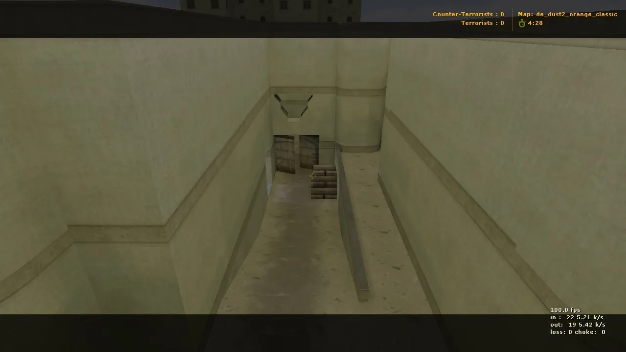 Скриншот  de_dust2_orange_classic для CS 1.6: карта DE, точки, баланс сторон и оптимизация