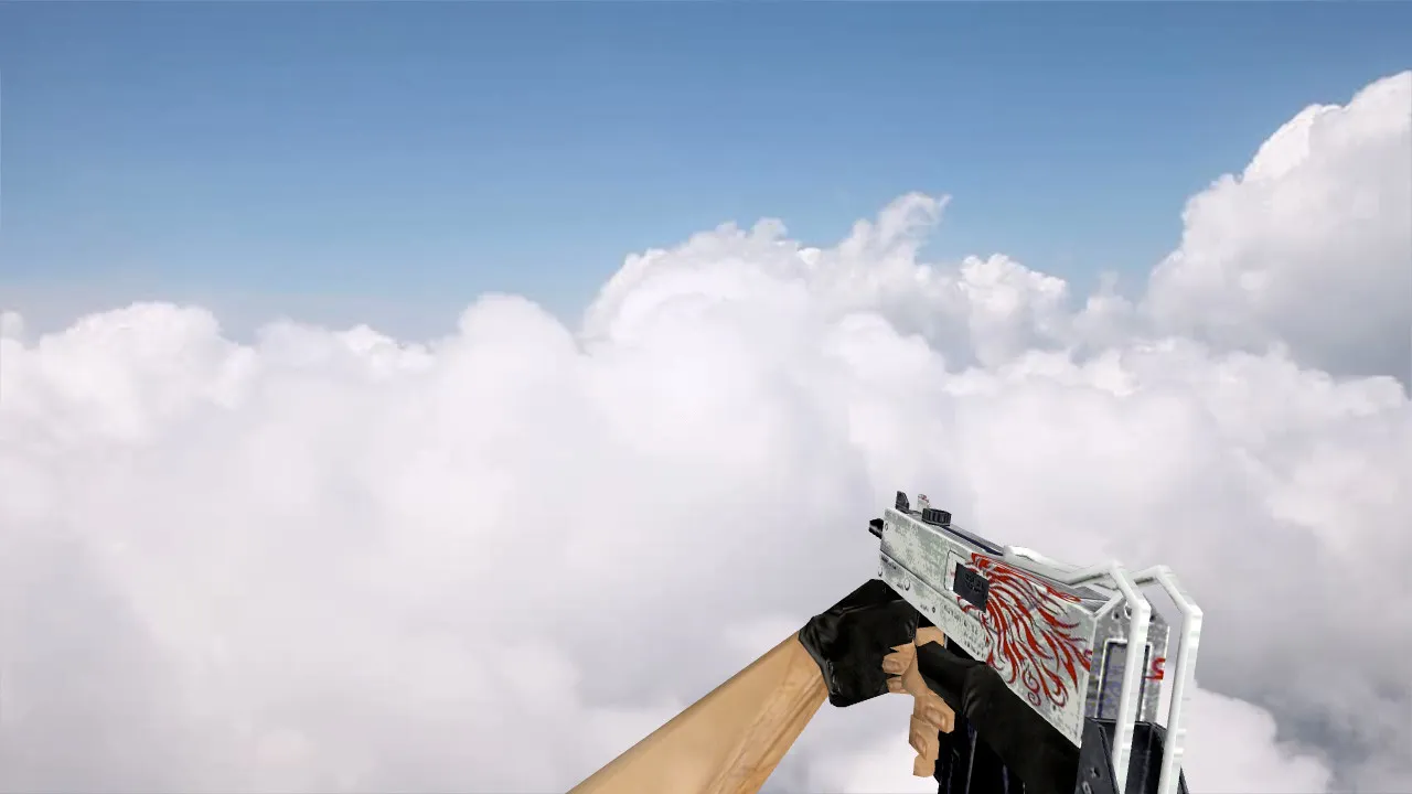 Скриншот Модель MAC-10 Frostbite для CS 1.6: Уникальный стиль и качество