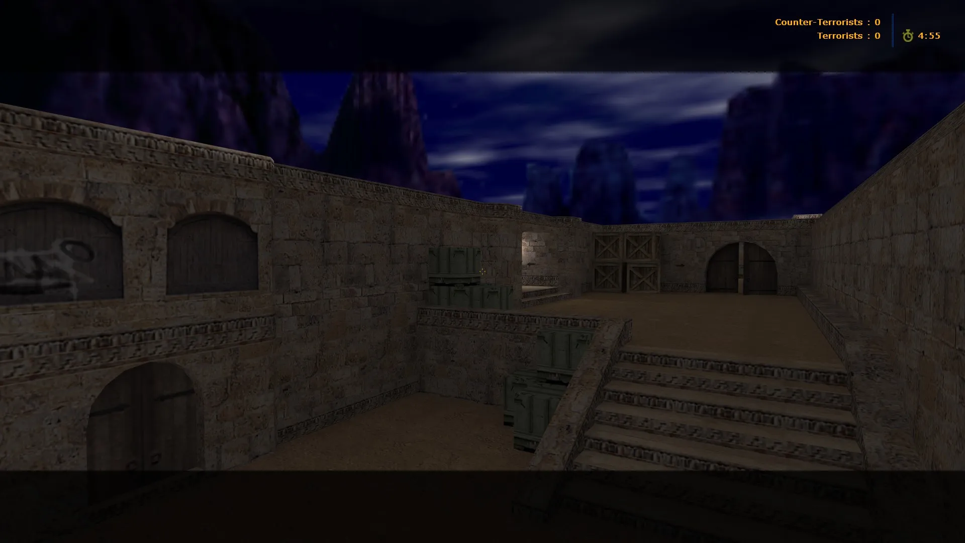 Скриншот 666_dust_night — DE карта для CS 1.6: ночной Даст2, точки, маршруты, .nav, оптимизация wpoly/epoly