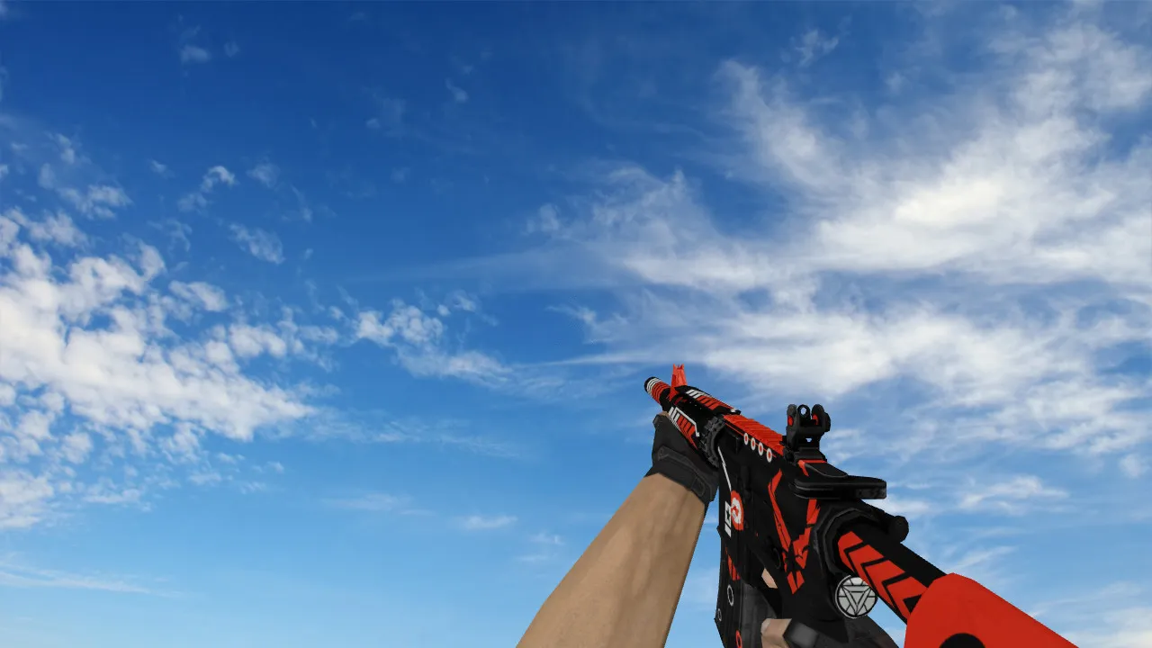 Скриншот Модель «M4A4 Alliance v2» для CS 1.6: v_/p_/w_ файлы, звук, анимация осмотра и текстуры