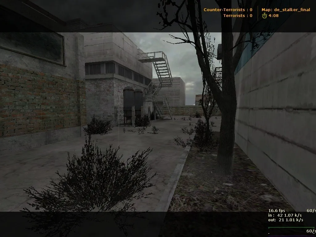 Скриншот  Карта de_stalker_final для CS 1.6 - тактические возможности и детали