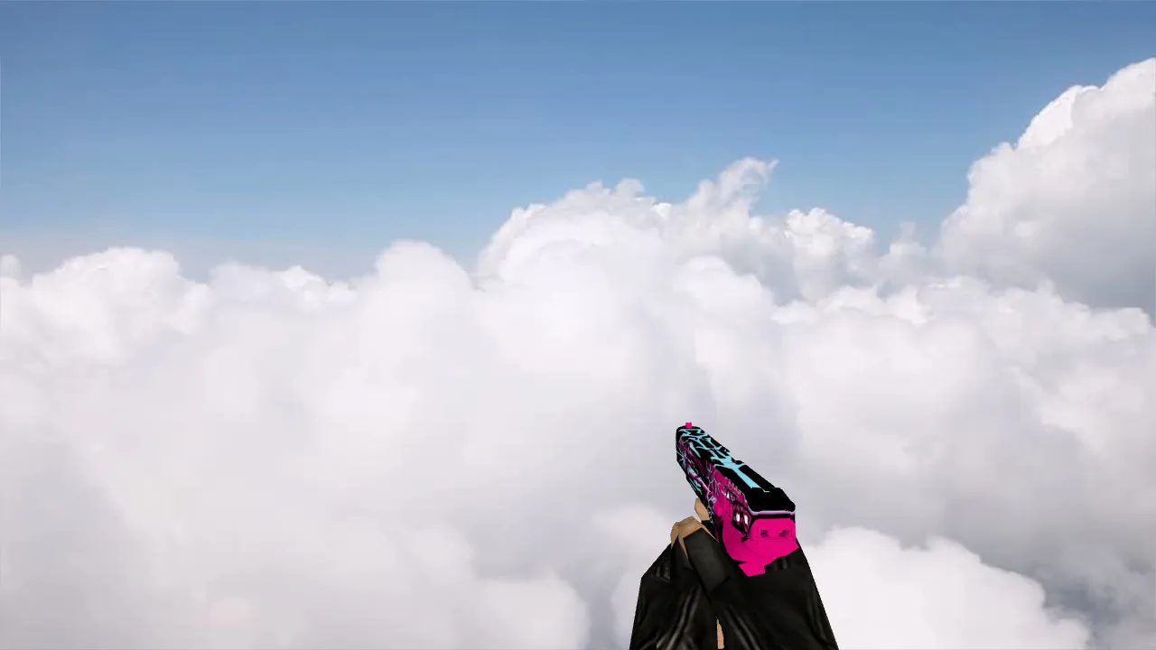 Скриншот Модель Glock Neon Cyborg для CS 1.6 - Подробности и преимущества