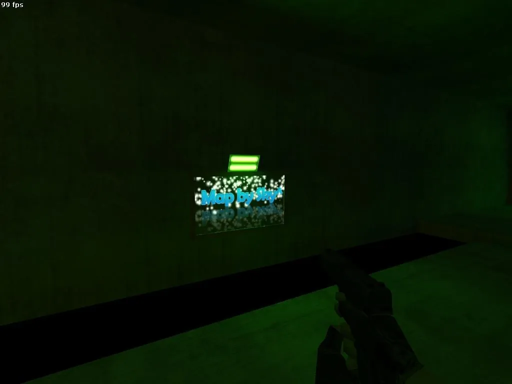 Скриншот  deathrun_ghoztlightz для CS 1.6: тактики за CT и T, настройка ботов, .nav и оптимизация