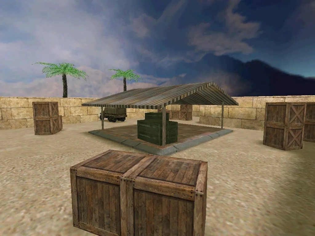 Скриншот  Карта de_apex для CS 1.6: баланс сторон, точки, .nav и оптимизация (wpoly/epoly)