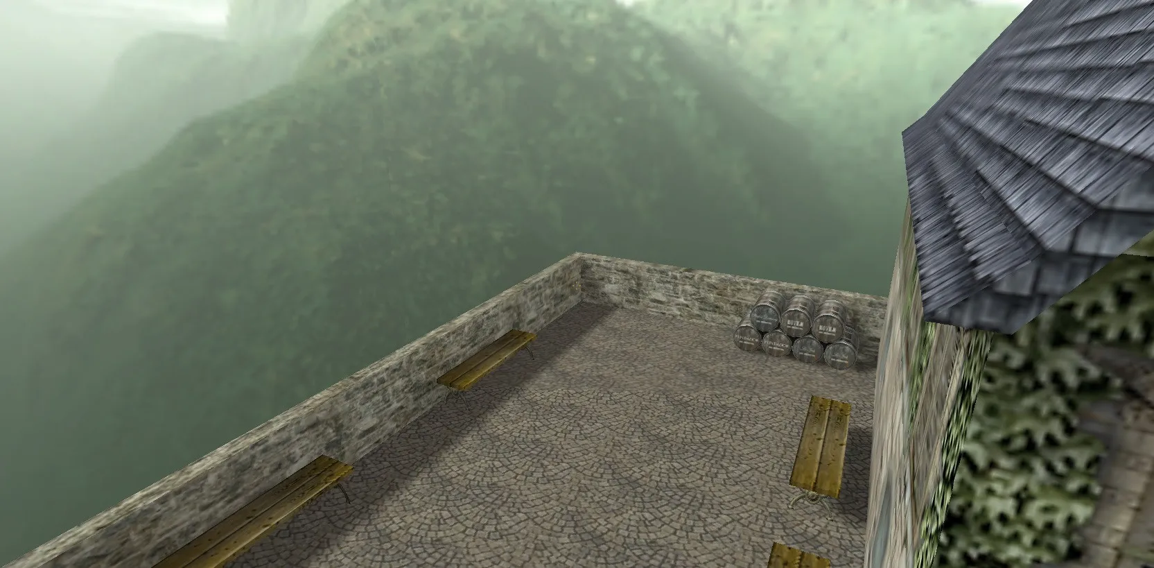 Скриншот  de_bergheim — карта для CS 1.6: баланс сторон, точки, .nav, оптимизация wpoly/epoly