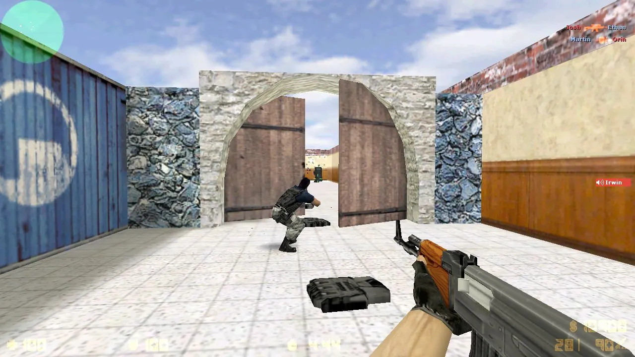 Скриншот Карта de_coolbros для CS 1.6: точки, маршруты, .nav для ботов, оптимизация wpoly/epoly